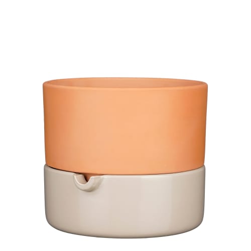 Vaso in ceramica bianca H 23 cm ARISTIDE