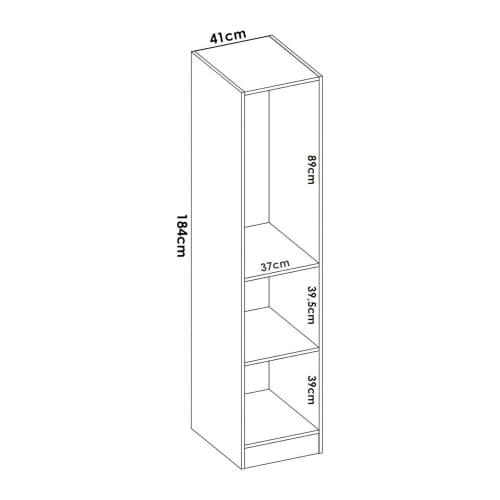 Armoire Dcipo, Meuble d'angle pour chambre à coucher, Armoire d