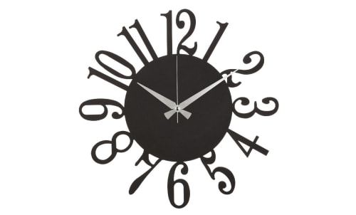 Time Orologio in marmo nero Zuiver - Un piccolo orologio di marmo