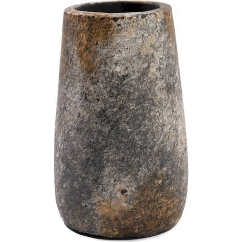 Cache-pot jarre en terre cuite beige H93 ADELA