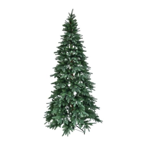 Albero di Natale slim 100% PE effetto reale cm 240h verde SLIM THEO