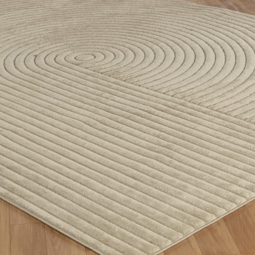 Tapis extérieur beige 160x220 cm