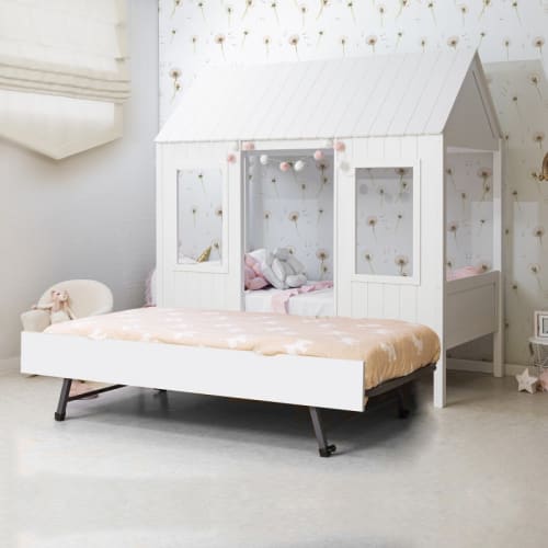 Letto a cabina per bambini 190x90cm in legno Marceau