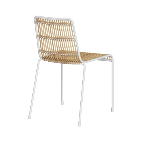 Sedia in rattan con gambe in latta (set di 2) JOUVE