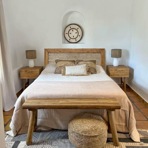Cabecero en madera de mango para cama de 135, 150 y 160 Nala