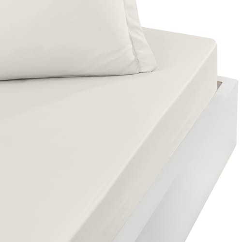 Drap housse bonnet 40 cm en percale coton SOFT PERCALE PLUS