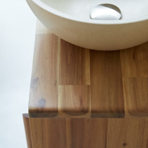 Meuble de salle de bain en acacia massif 50 cm Lila | Maisons du Monde