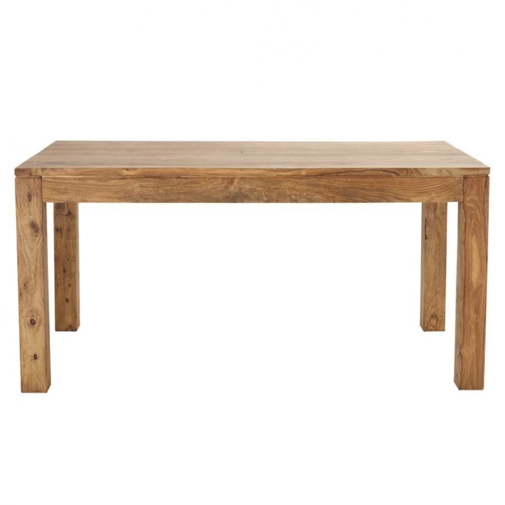 Table à manger en bois de sheesham massif, L160 cm — vue 3