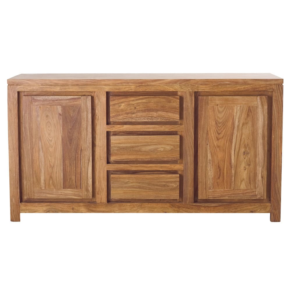 Buffet en bois de sheesham massif, L160 cm — vue 3