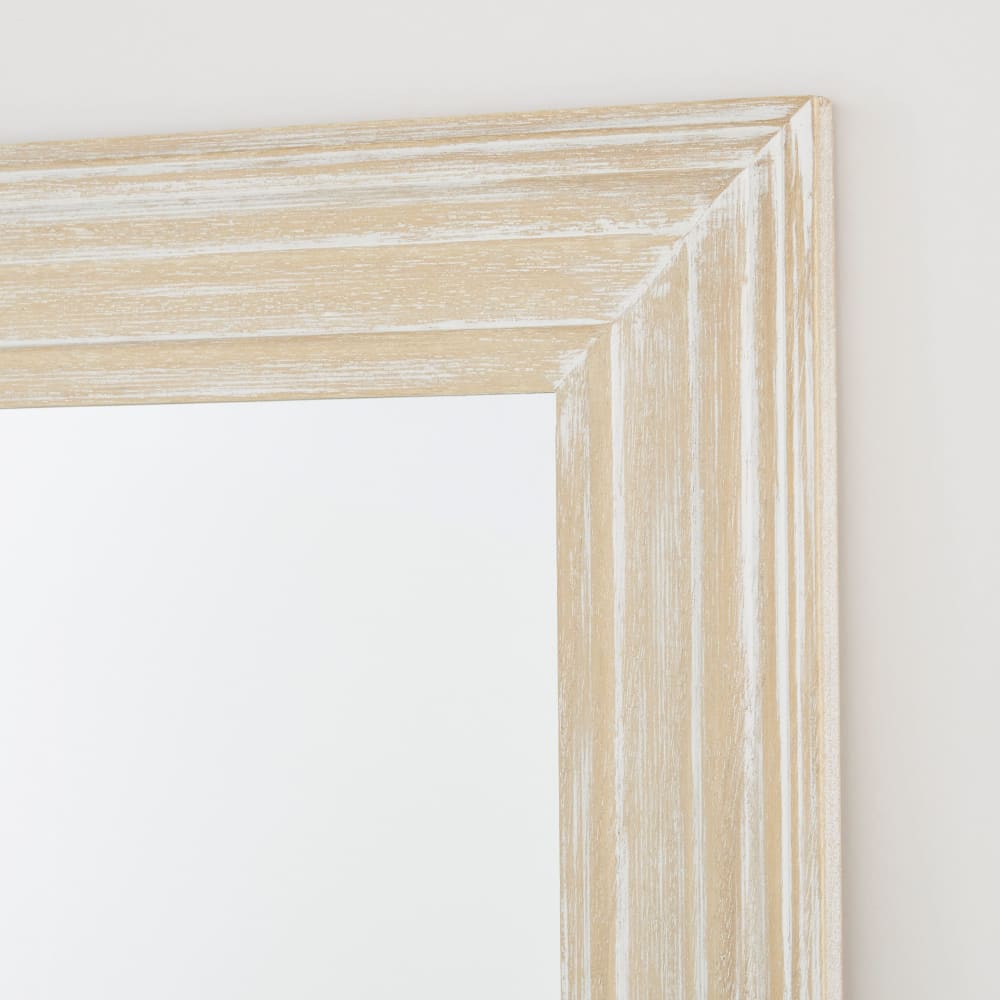 Miroir rectangulaire en bois de paulownia, 60x145 cm — vue 3