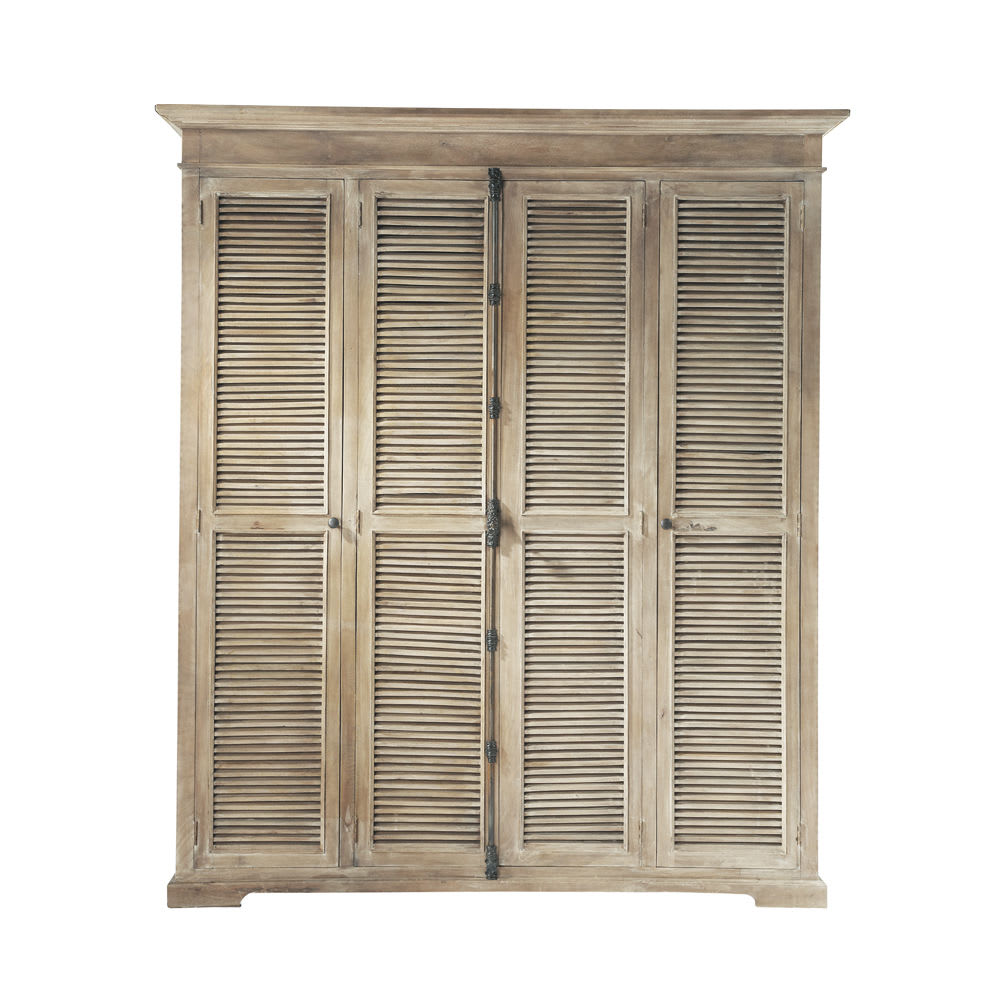 Armoire 4 portes effet vieilli, L190 cm — vue 3