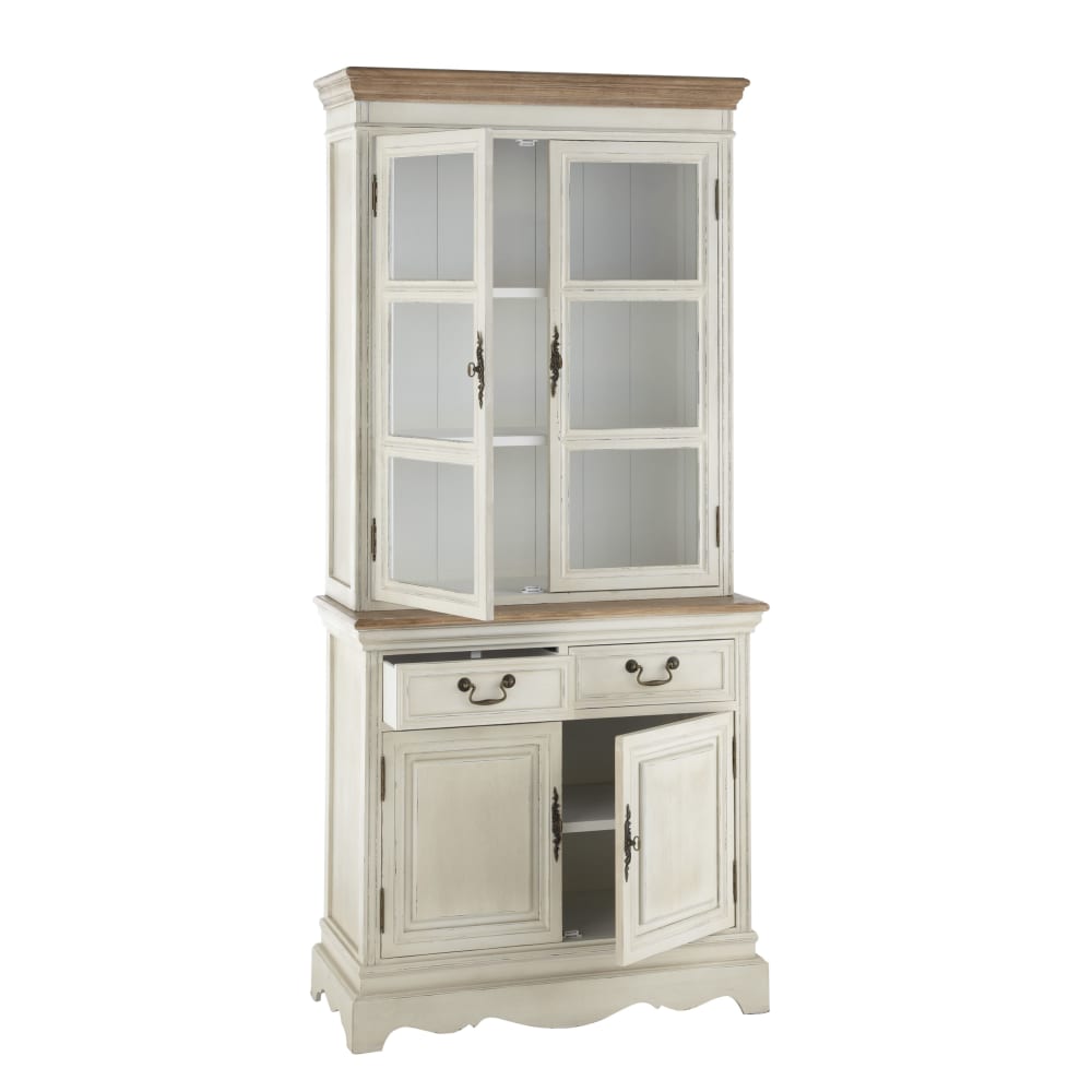 Vaisselier beige crème, L85 cm — vue 3
