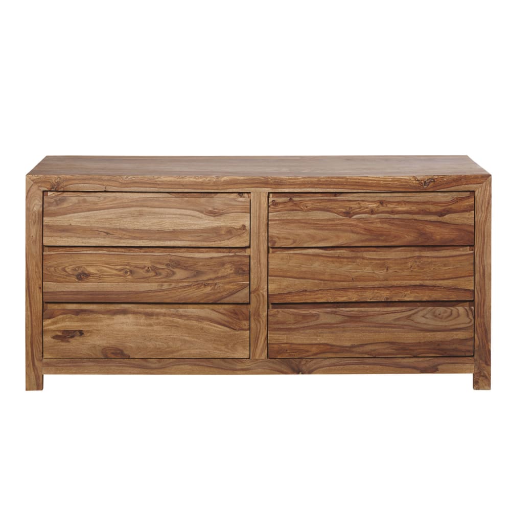 Commode double en bois de sheesham massif, L165 cm — vue 3