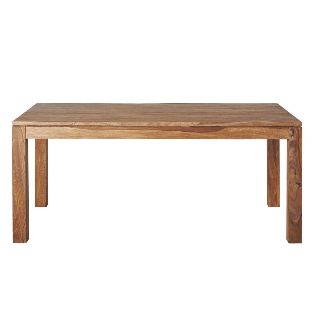 Table à manger en bois de sheesham massif, L180 cm — vue 3