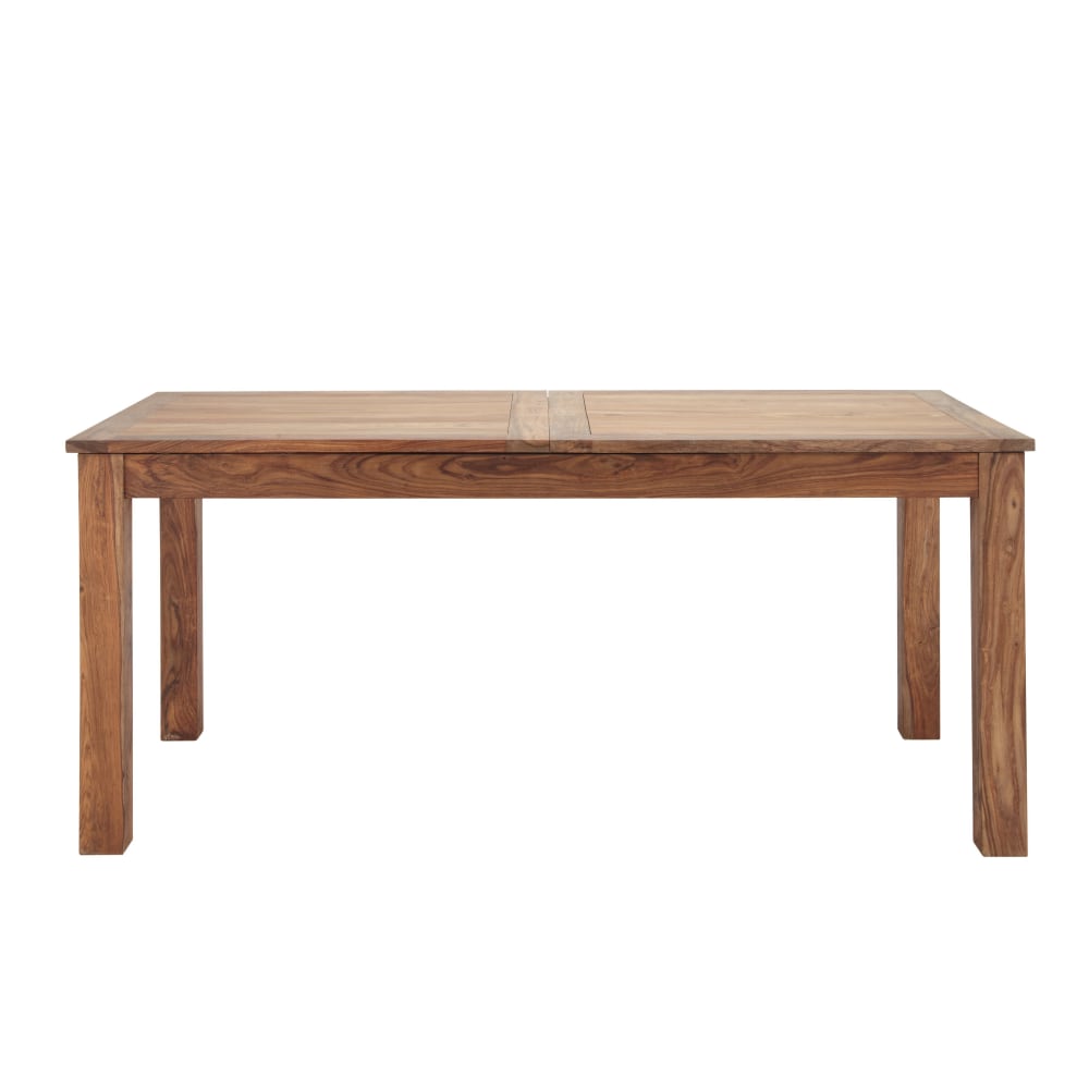 Table à manger extensible en bois de sheesham, placage sheesham et acacia, L180/240 cm