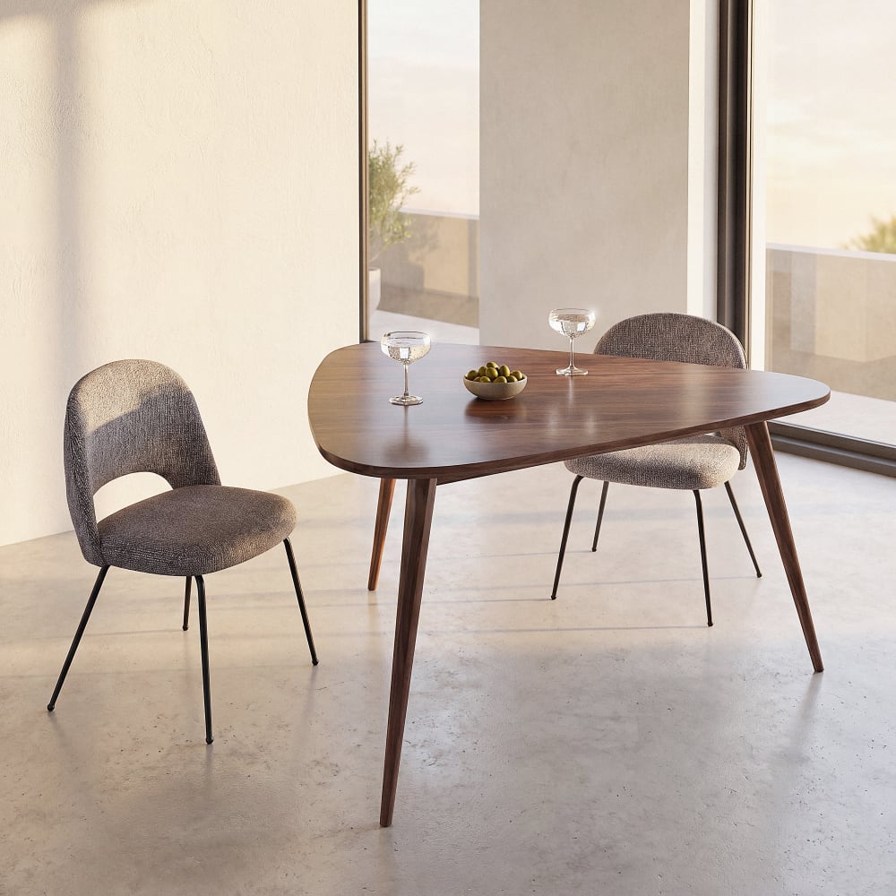 Table à manger en bois de sheesham massif, L136 cm