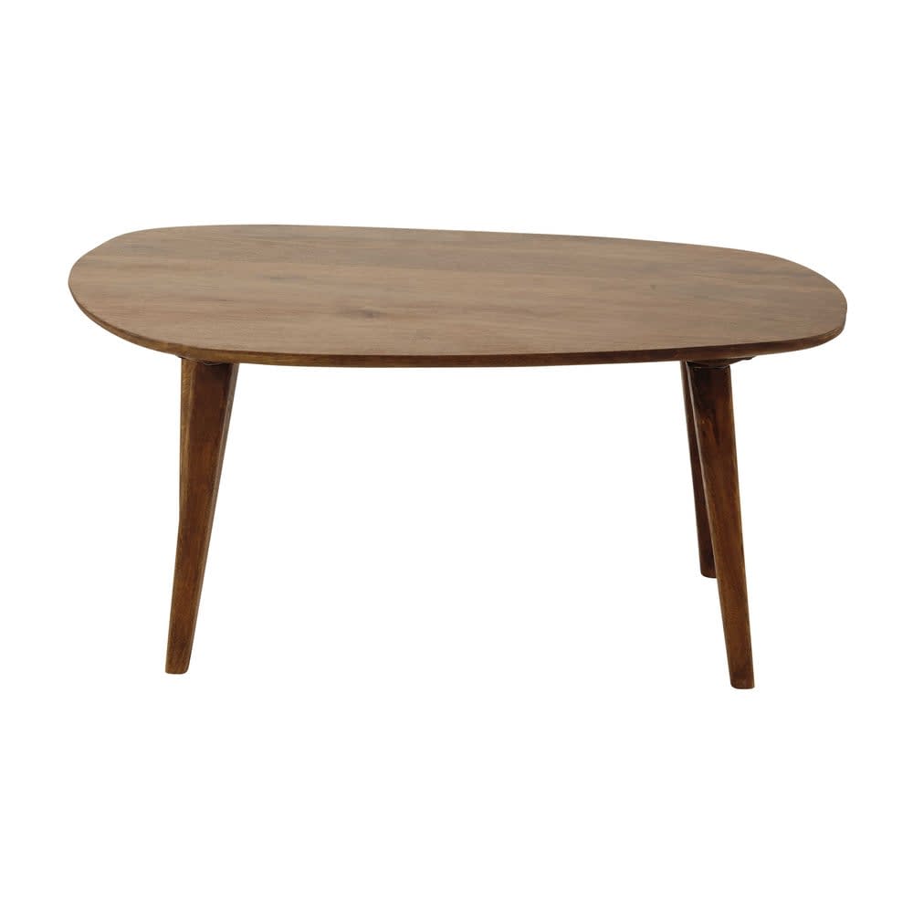Table basse vintage en bois de manguier, L108 cm — vue 3
