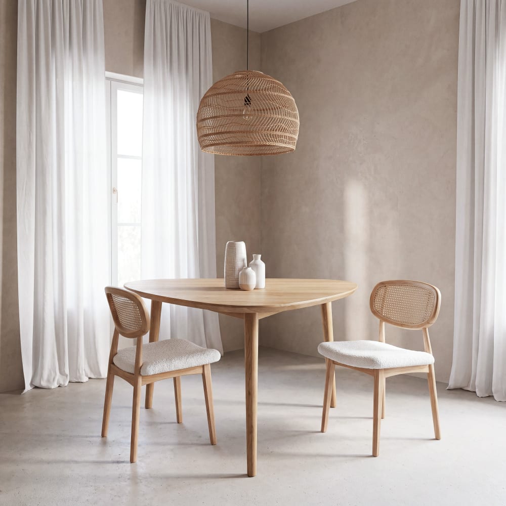Suspension en rotin, Ø60 cm