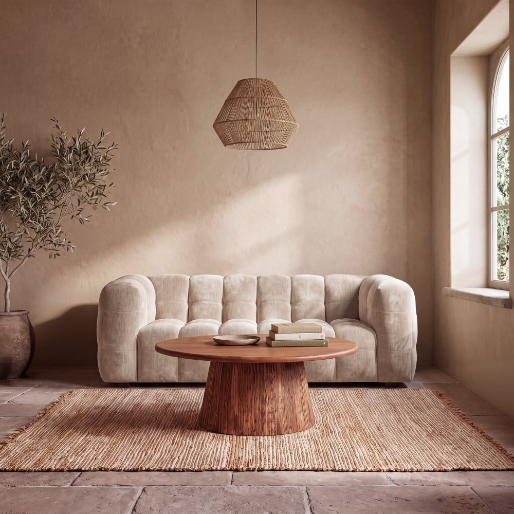 Suspension non électrifiée en jute, Ø40 cm