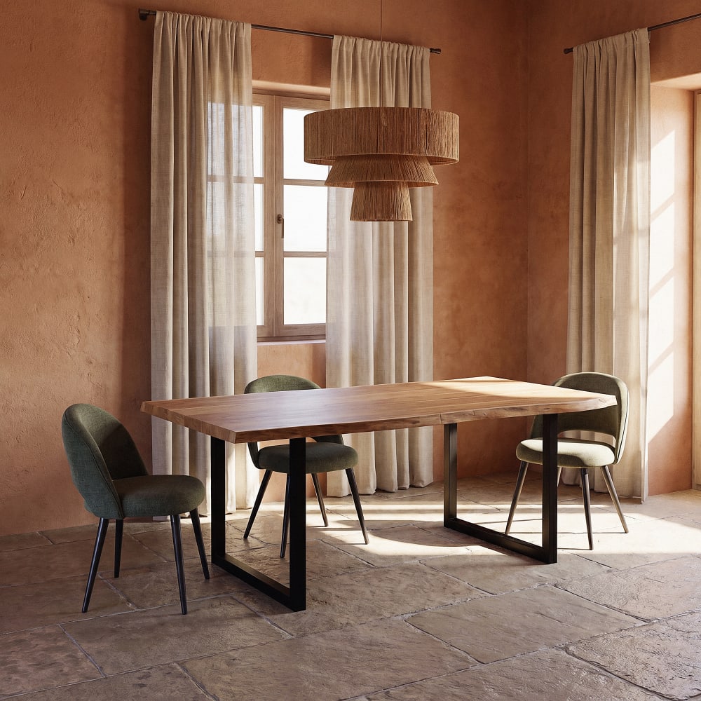 Table à manger industrielle