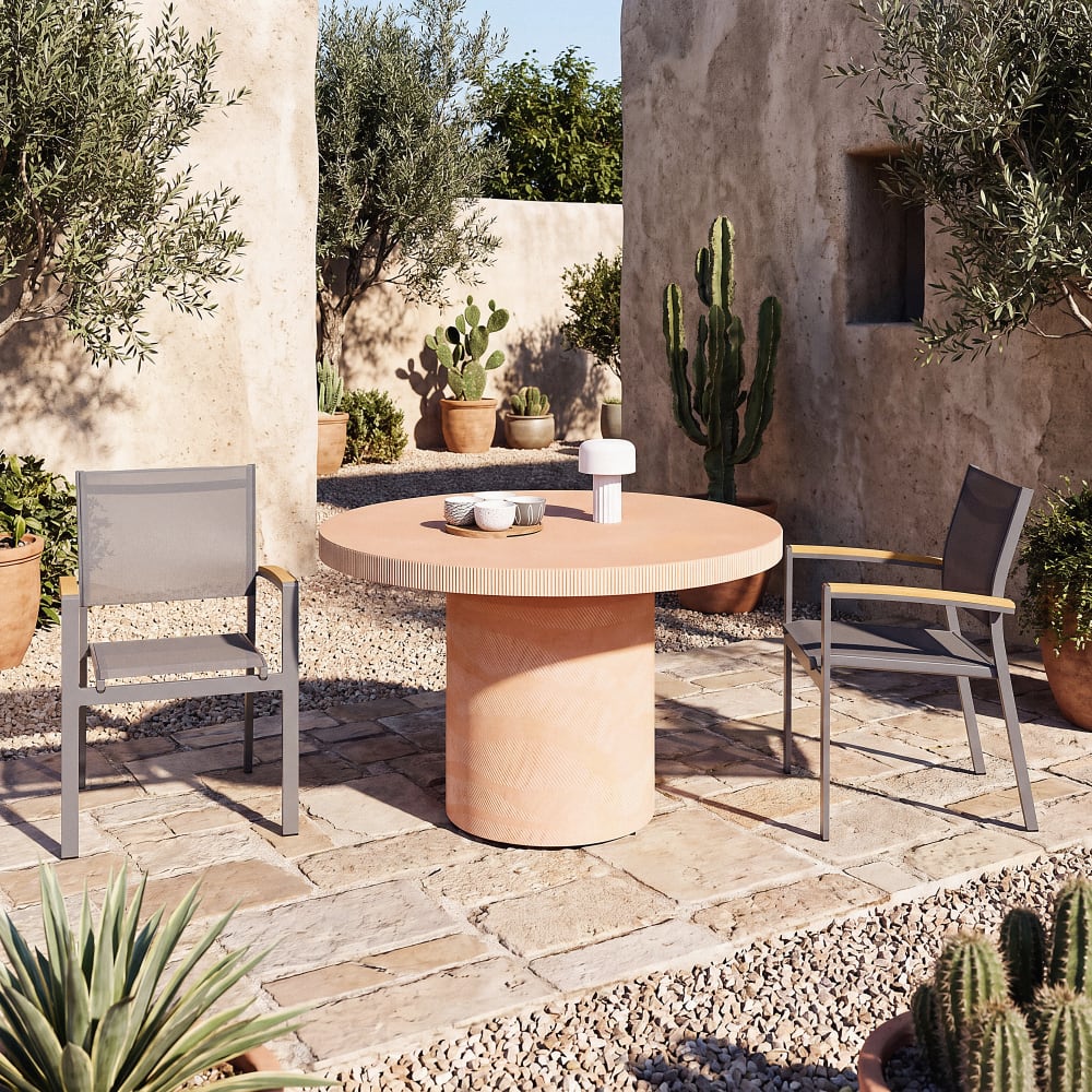 Table de jardin ronde
