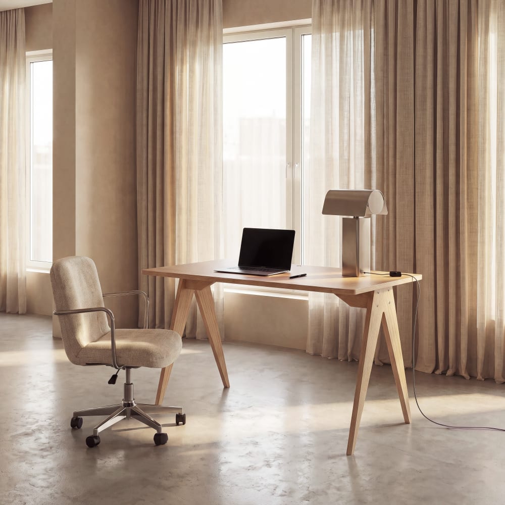 Bureau professionnel en chêne L120