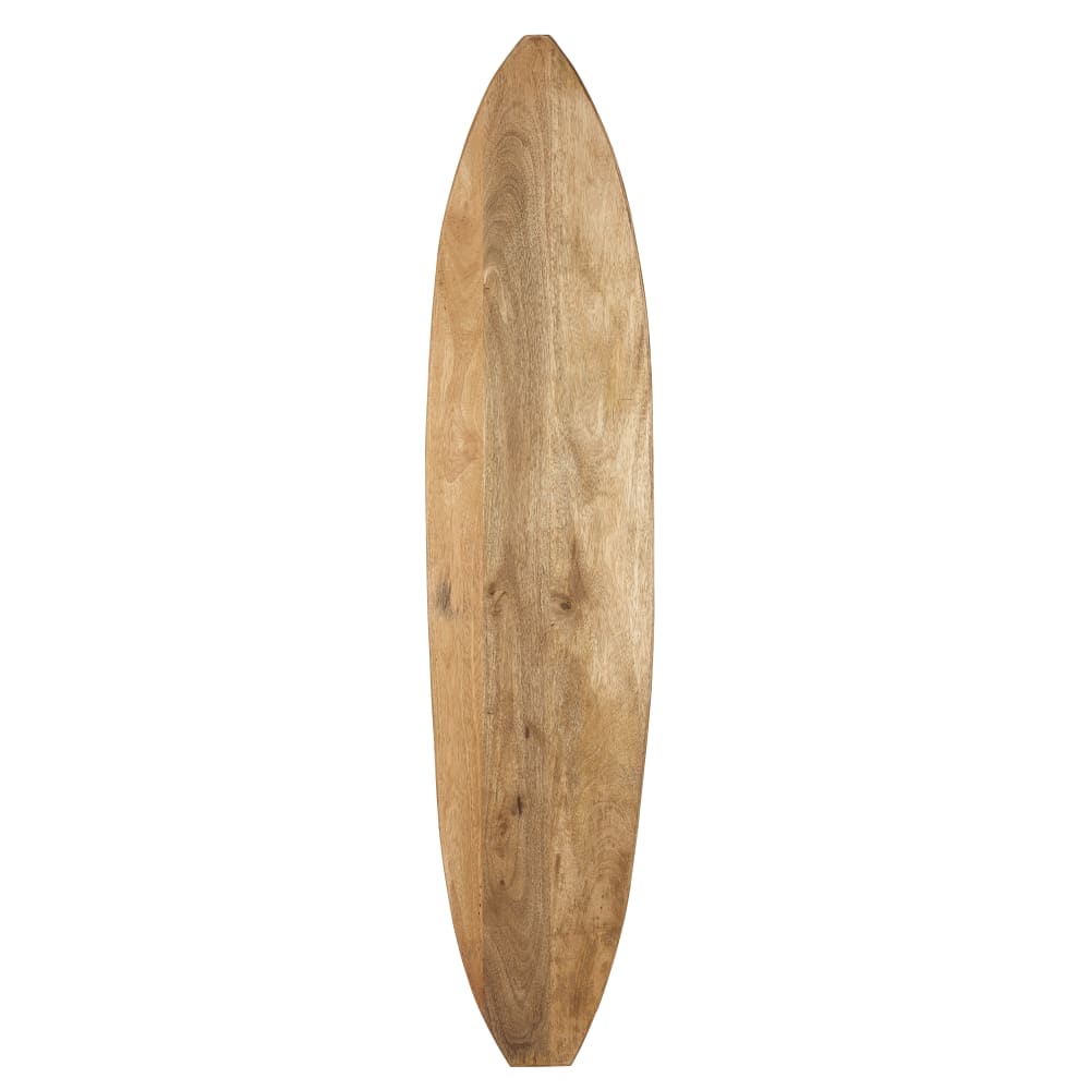 Déco murale planche de surf en bois de manguier, 38x180 cm — vue 4