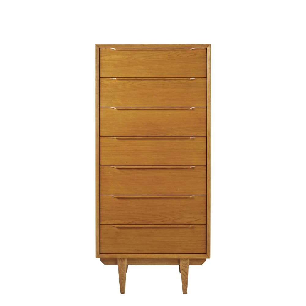 Chiffonnier en chêne massif et placage chêne, L55 cm