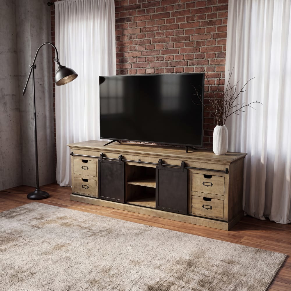 Meuble TV 2 portes coulissantes L170