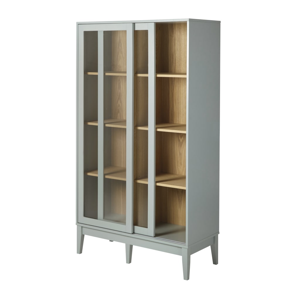 Vitrine gris bleuté, L90 cm — vue 4
