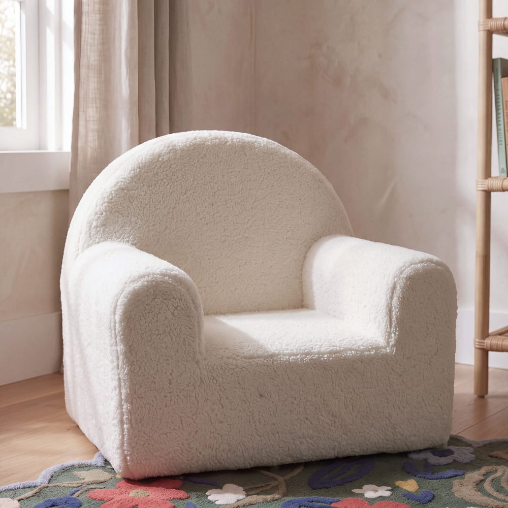 Maisons du Monde - Fauteuil enfant à bouclettes blanches