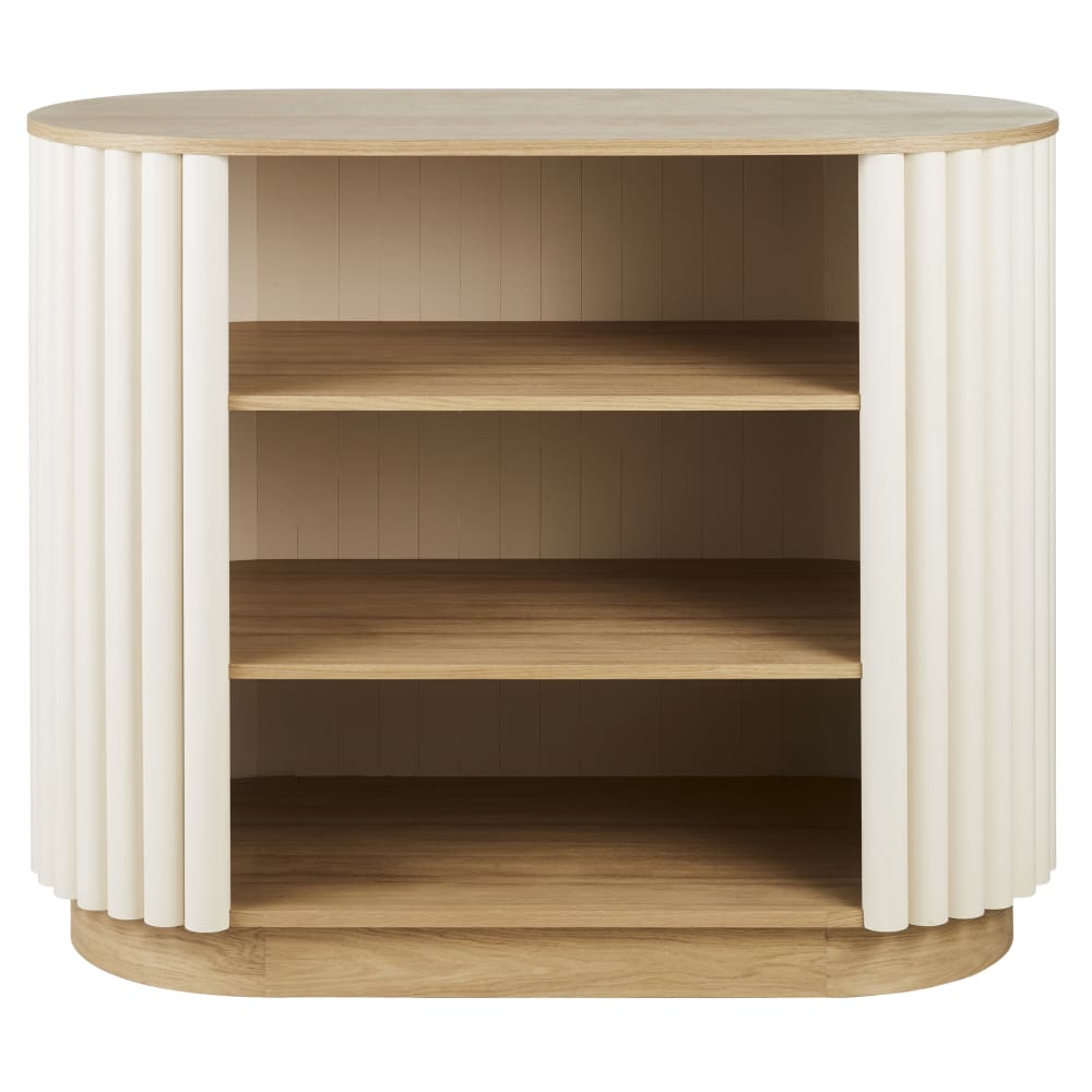 Bar avec rondins blancs, L120 cm — vue 4