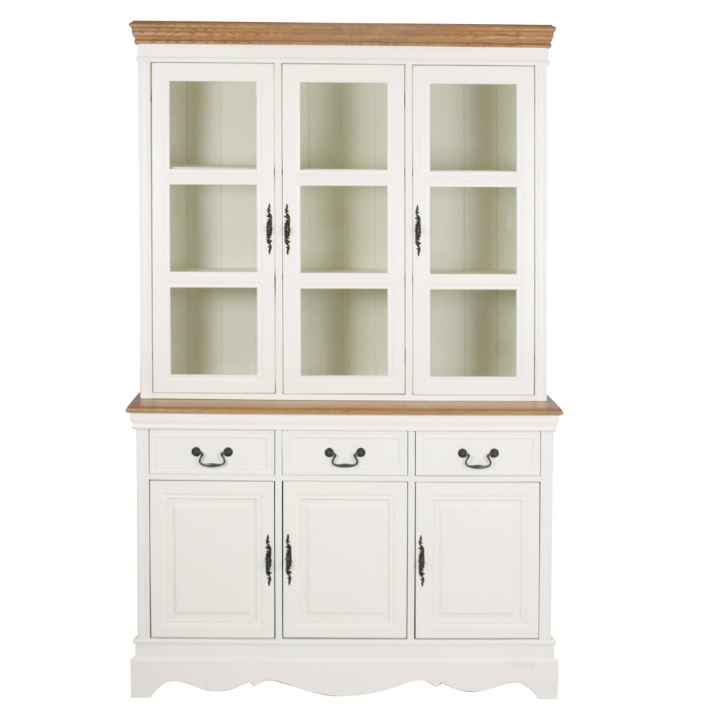 Cremefarbenes Sideboard mit 3 Türen, 123 cm breit - Maisons Du