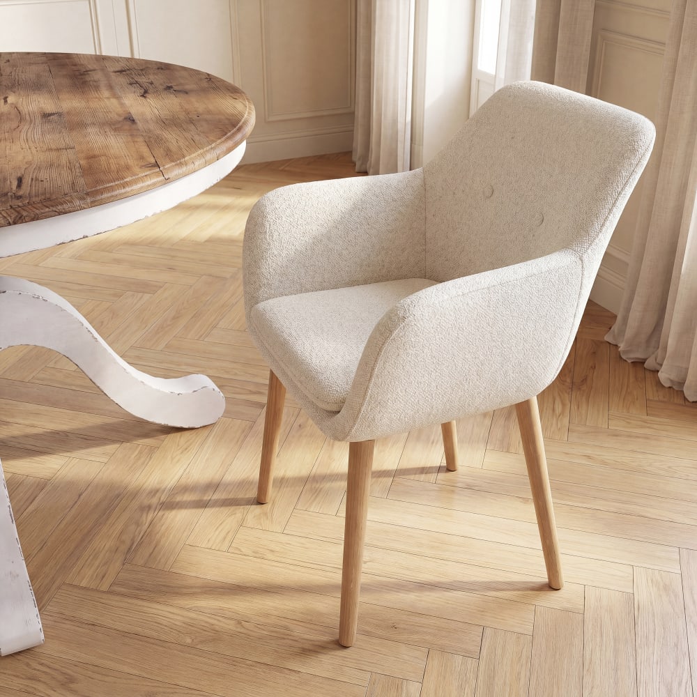 Fauteuil de table bouclettes