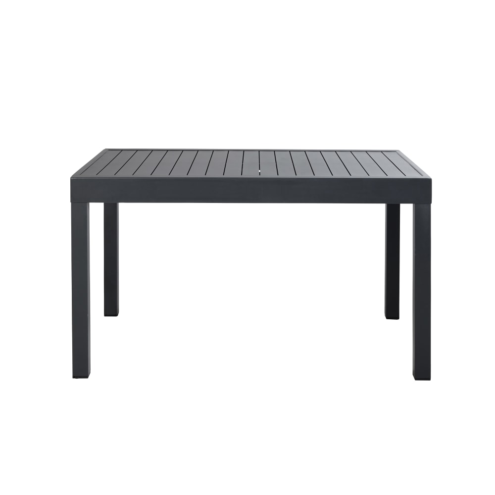 Table de jardin extensible en aluminium gris anthracite 6/12 personnes L135/270 - Maisons du Monde