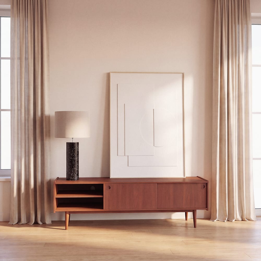 Lampe effet terrazzo