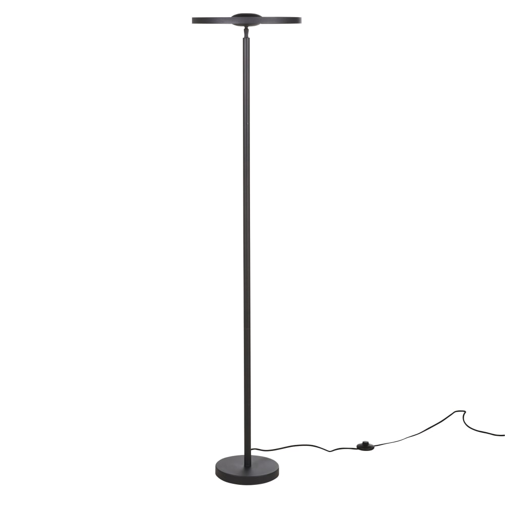 lampadaire en acier noir,