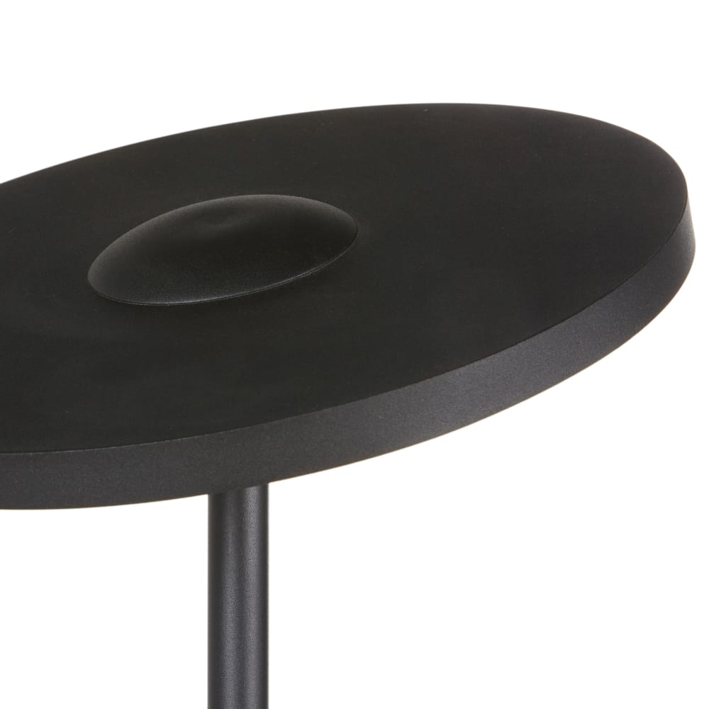 Lampadaire en acier noir, H162 cm — vue 3