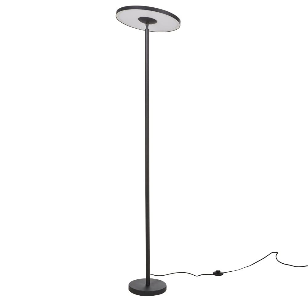Lampadaire en acier noir, H162 cm — vue 4