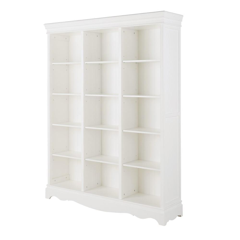 Weißes Bücherregal, 160 cm lang - Maisons Du Monde
