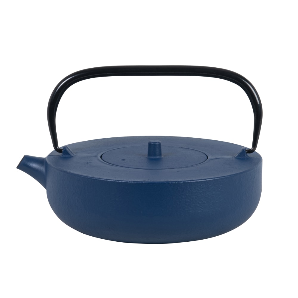 Théière en fonte bleue 1,03L