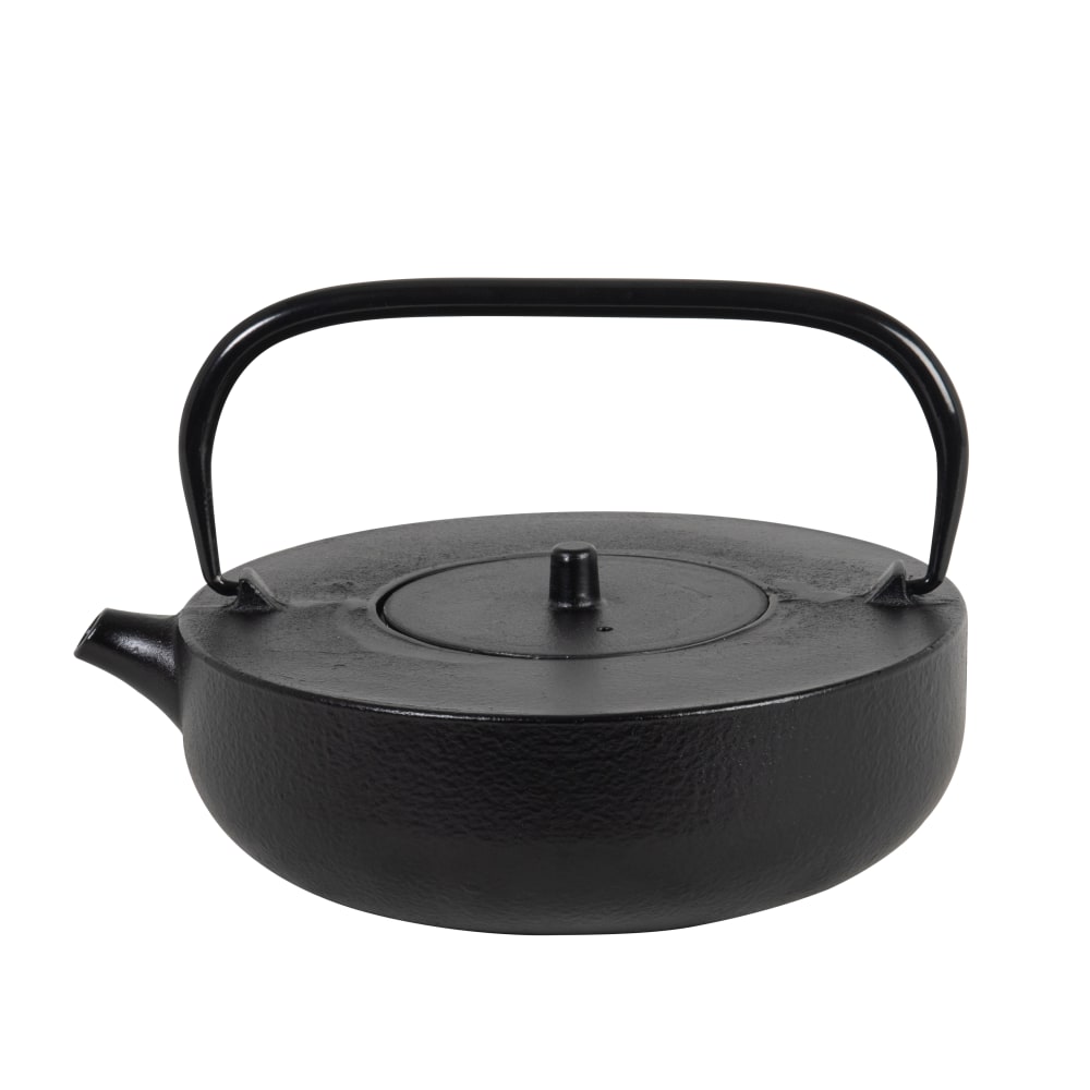 tetera de hierro fundido negra 14l