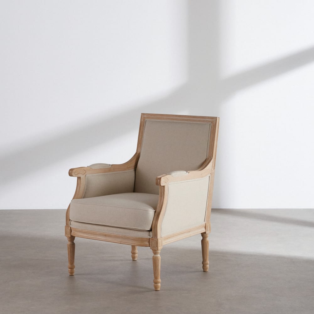 fauteuil en lin
