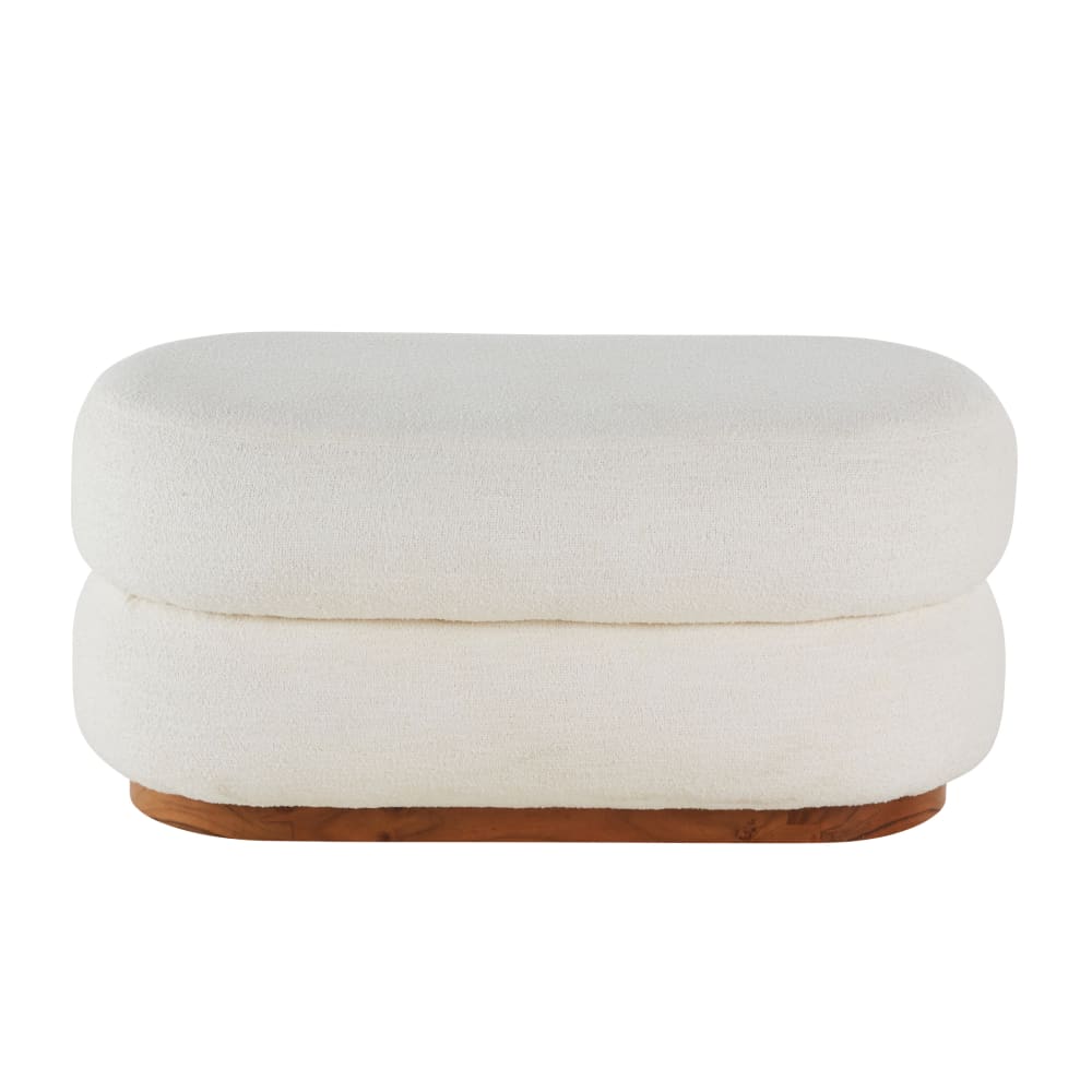 Banc bouclettes beige Banc bouclettes beige
