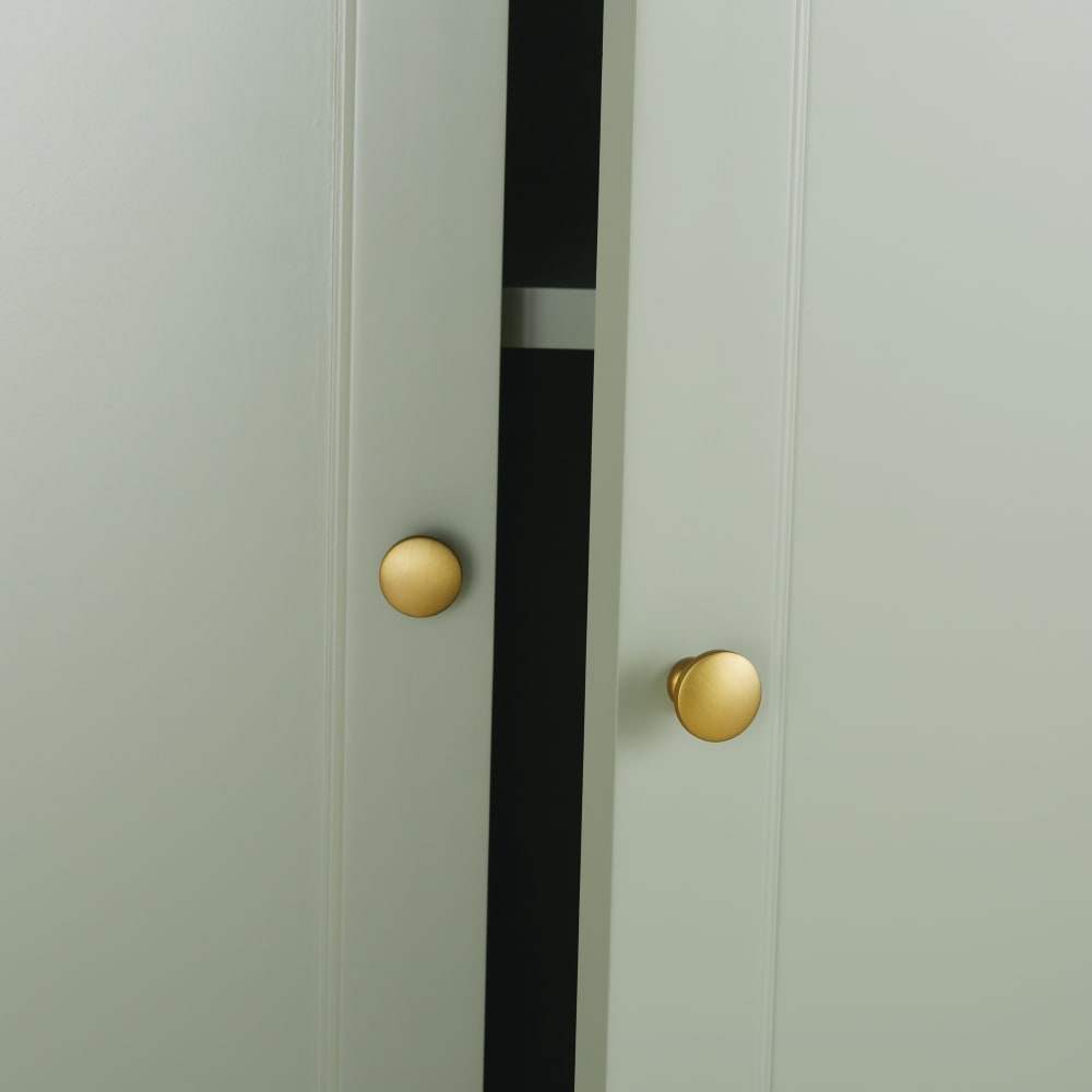 Armoire 3 portes vert clair, L120 cm — vue 4