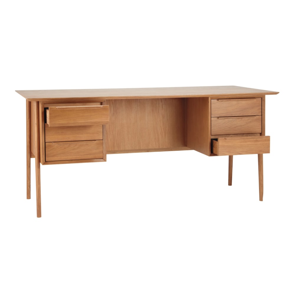 Bureau en chêne massif, L166 cm — vue 4