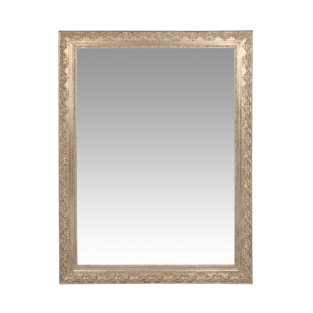 Miroir rectangulaire à moulures irisées, 90x120 cm