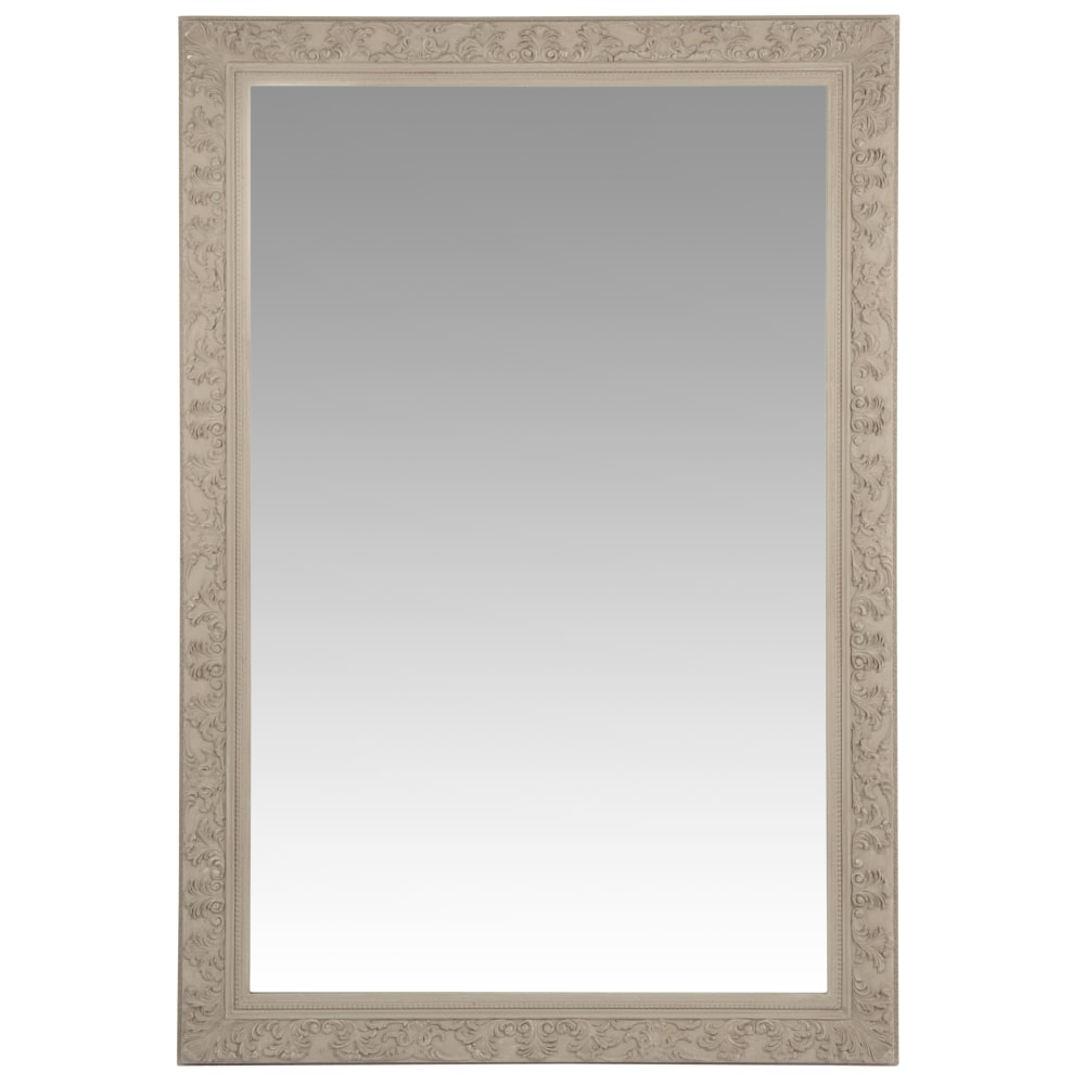 Grand miroir rectangulaire à moulures, 120x180 cm