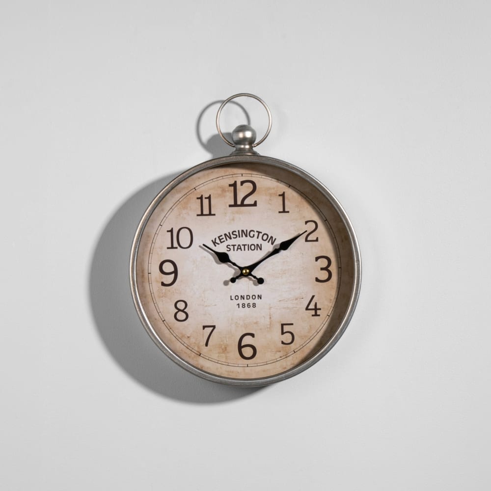Horloge murale gousset en acier, 30x40 cm — Beyit