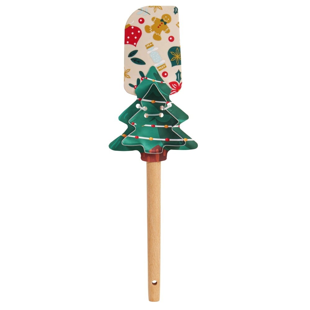 Maryse en silicone multicolore et emporte-pièce sapin en inox